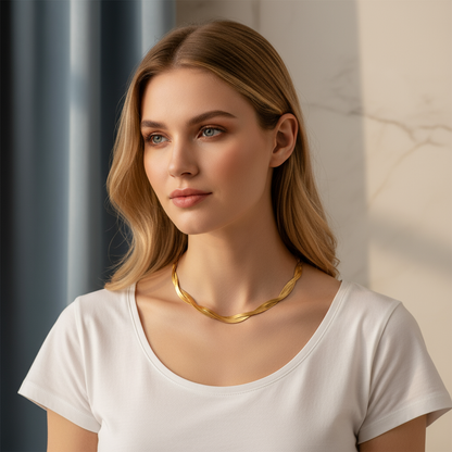 Snake Twist Necklace