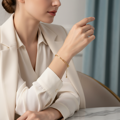 Paper Clip Chain Bracelet