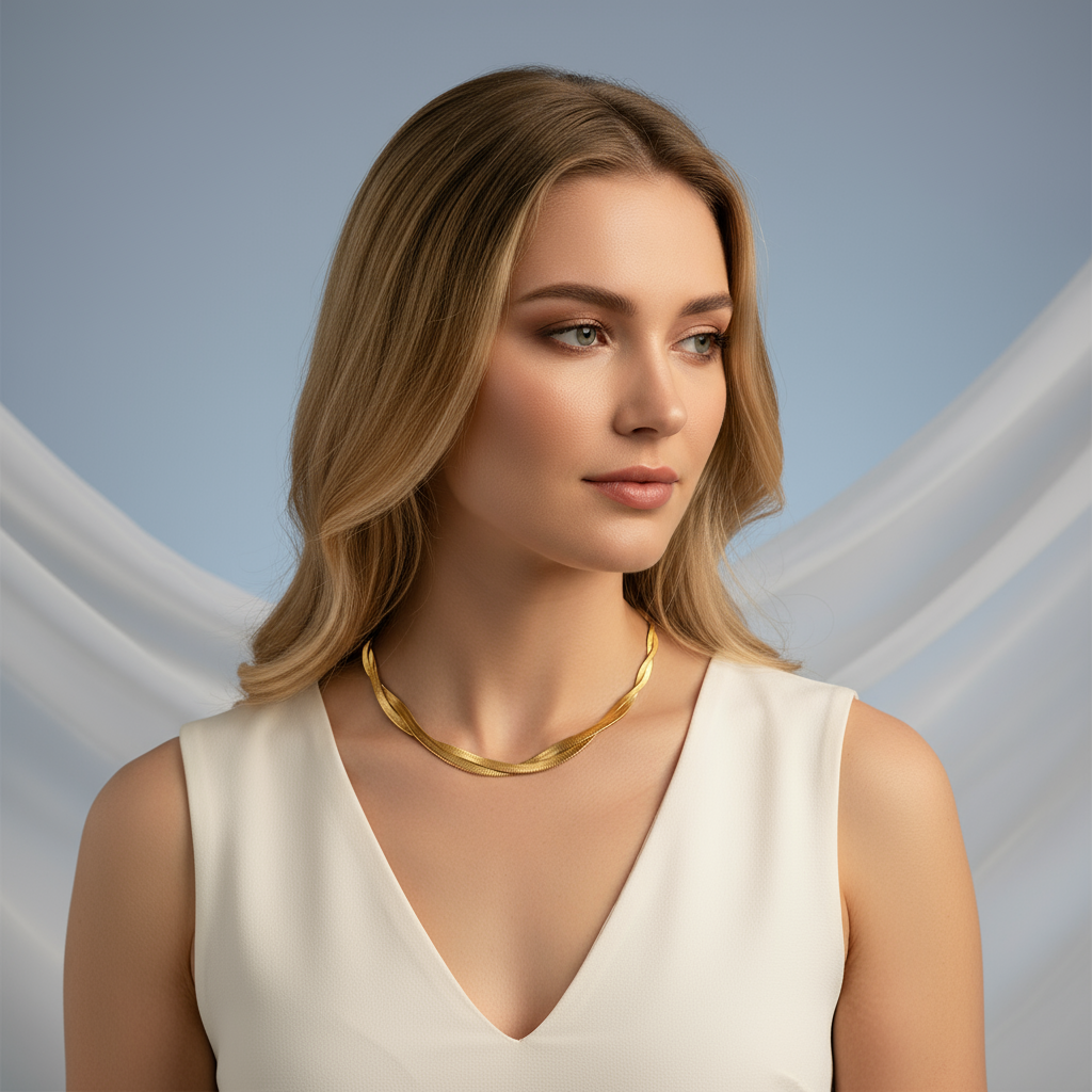 Snake Twist Necklace