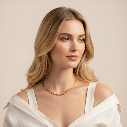 Snake Twist Necklace