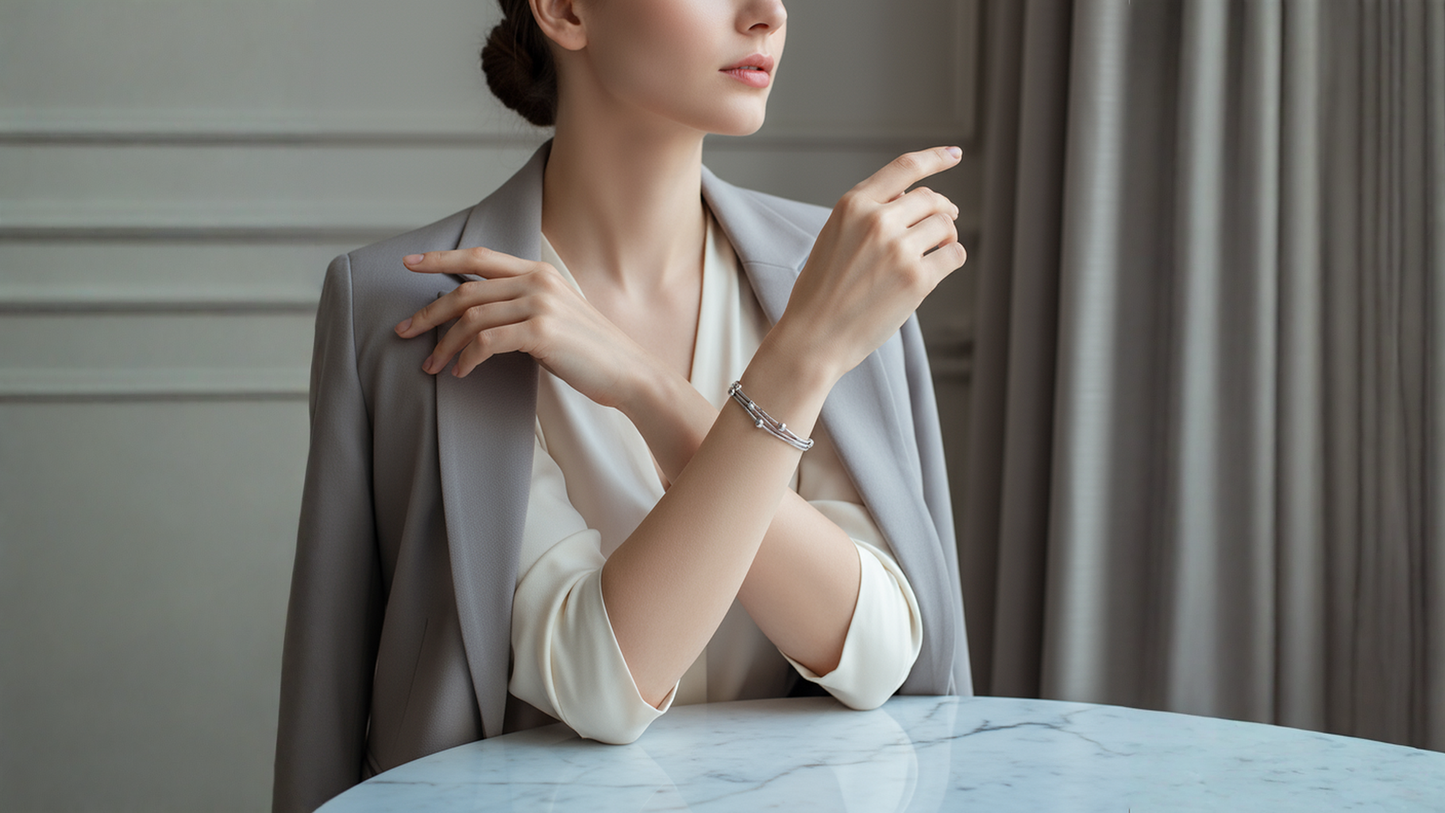 3 Layer Satellite Chain Bracelet